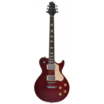 Samick AV 3 TR elektrická gitara – Transparent Red
