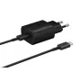 Samsung 25W cestovná nabíjačka + USB-C/USB-C dátový kábel čierna (OOB Bulk) (EP-TA800EBE + EP-DA905BBE)