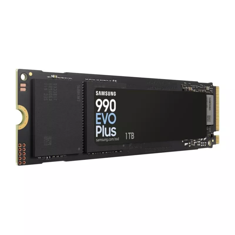 Samsung 990 EVO Plus SSD 1 TB M.2 PCIe 4.0 7150 MB/s 1350000 IOPS čierna