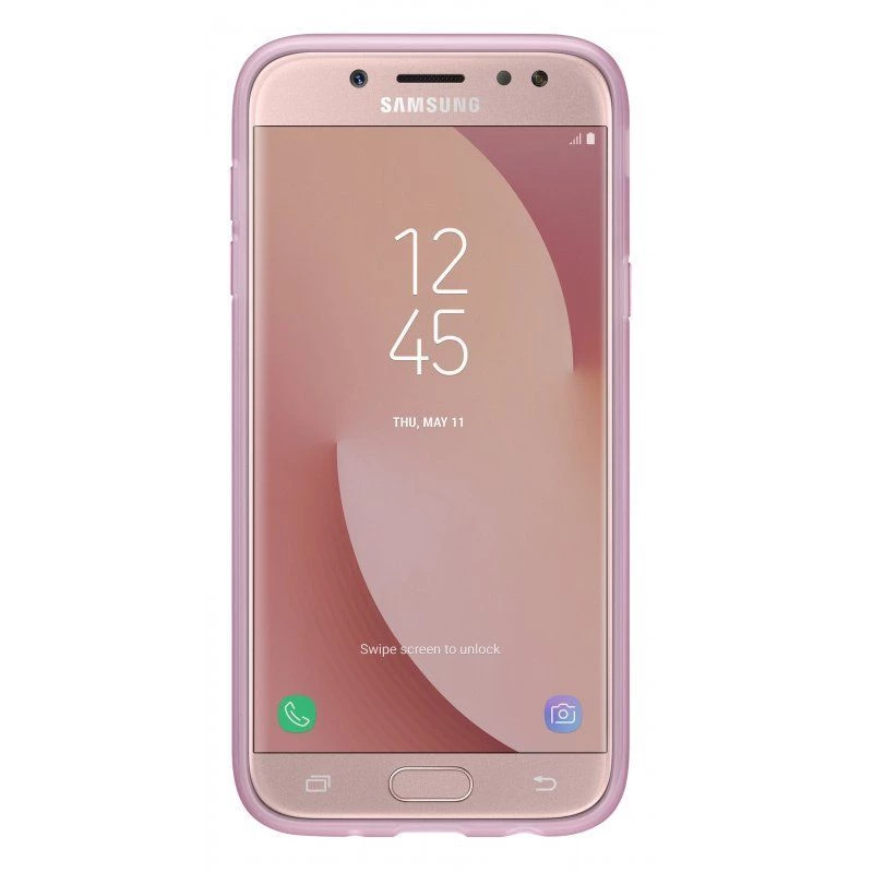 Samsung AJ330TPEG Jelly kryt pre Galaxy J3 (2017) ružový