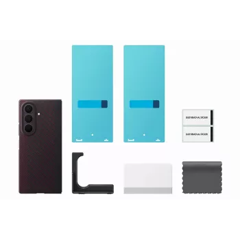 Samsung Carbon Magnet puzdro pre Galaxy Z Fold 8 Ultra - červené (EF-KF976SREGWW)