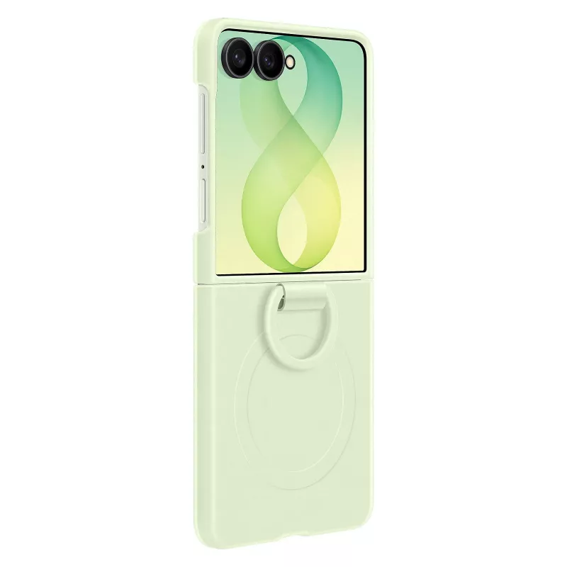 Samsung EF-EF776CGEGWW silikónové puzdro s magnetickým krúžkom pre Galaxy Z Flip8, zelené