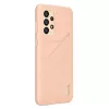 Samsung EF-OA336TPEGWW puzdro s priehradkou na karty pre Galaxy A33 5G, broskyňová