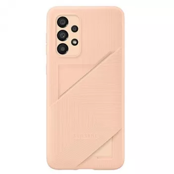 Samsung EF-OA336TPEGWW puzdro s priehradkou na karty pre Galaxy A33 5G, broskyňová