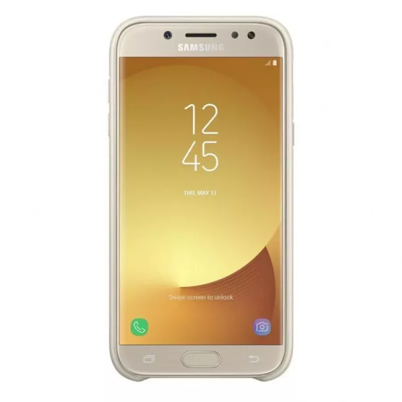 Samsung EF-PJ530CFEGWW Dual Layer kryt pre Galaxy J5 (2017) zlatý