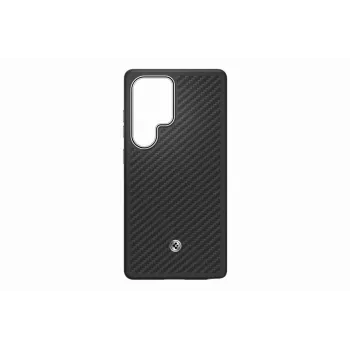 Samsung Enzo Aramid puzdro pre Galaxy S25 Ultra – čierno-strieborná