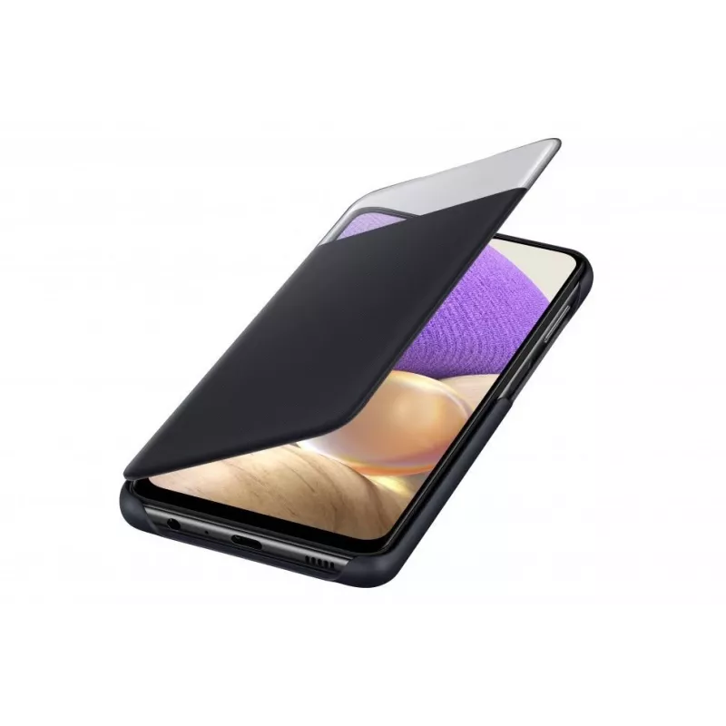 Samsung Galaxy A42 5G Smart S View Wallet kryt čierny
