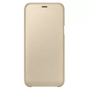 Samsung Galaxy A6+ (2018) puzdro s peňaženkou EF-WA605CFE zlatá