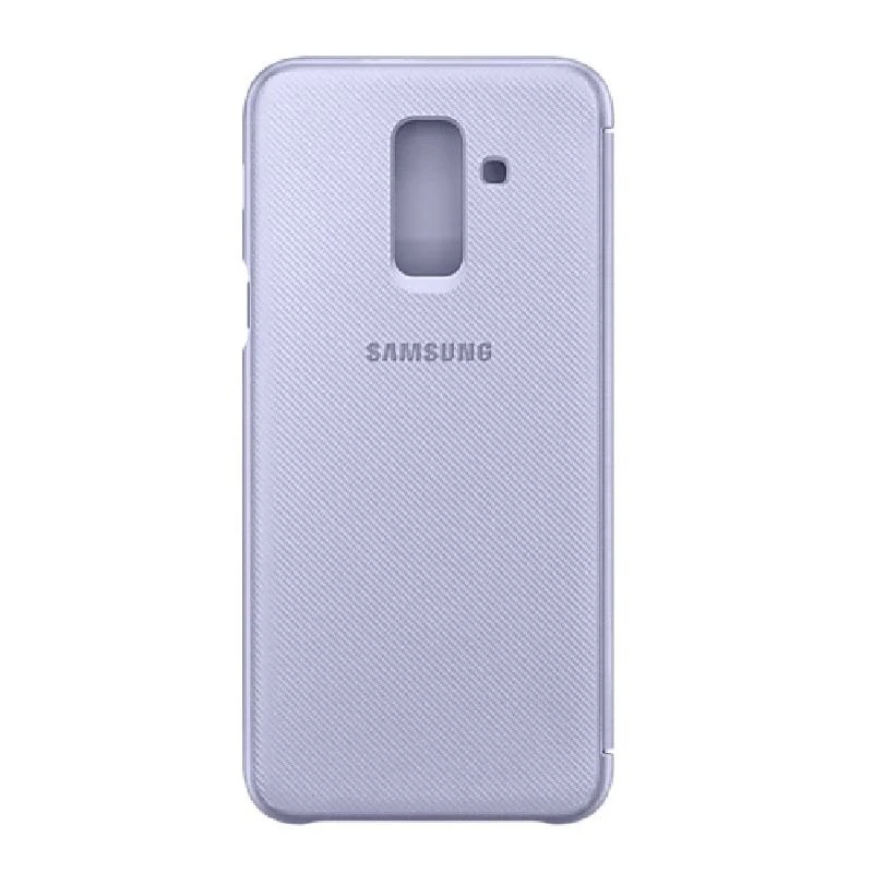Samsung Galaxy A6+ (2018) peňaženkové puzdro fialová