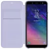 Samsung Galaxy A6+ (2018) peňaženkové puzdro fialová