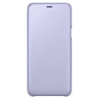 Samsung Galaxy A6+ (2018) peňaženkové puzdro fialová