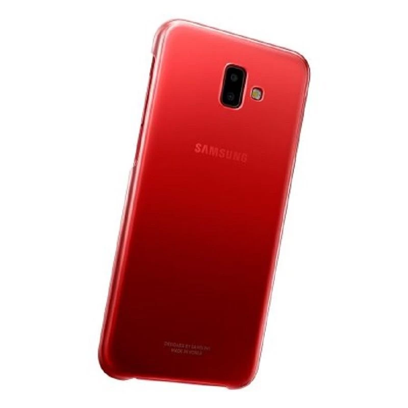 Samsung Galaxy J6+ Gradation kryt EF-AJ610CREGWW červený