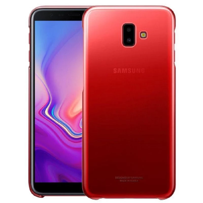 Samsung Galaxy J6+ Gradation kryt EF-AJ610CREGWW červený