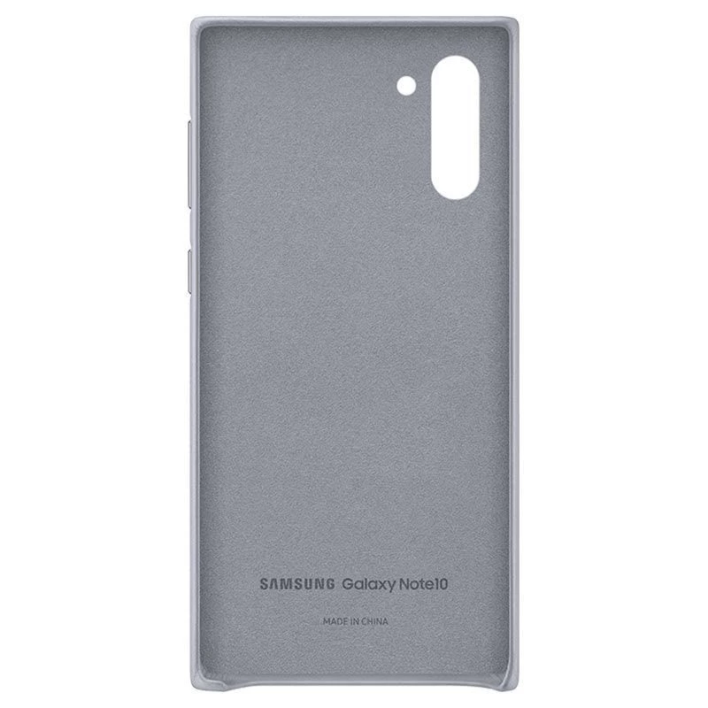 Samsung Galaxy Note 10 kožené puzdro sivá