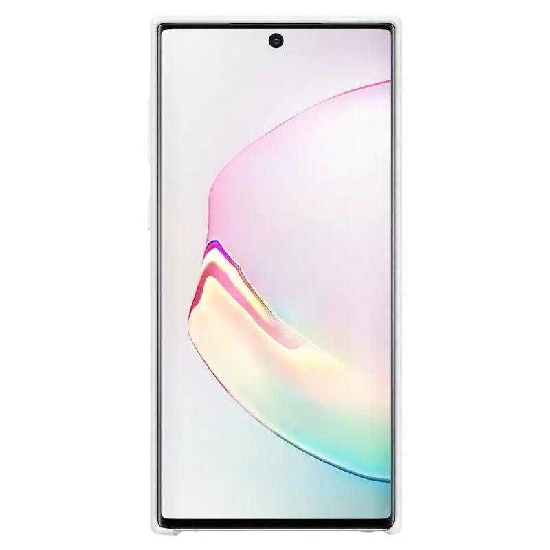 Samsung Galaxy Note 10 silikónové puzdro biele