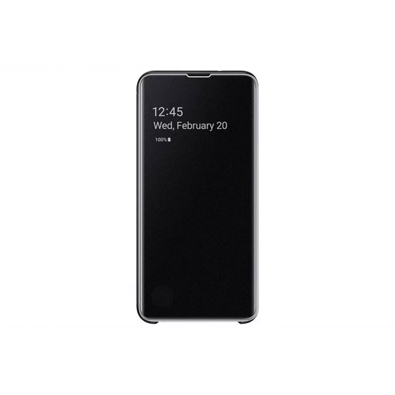 Samsung Galaxy S10+ Clear View Cover EF-ZG975CBEGW čierna