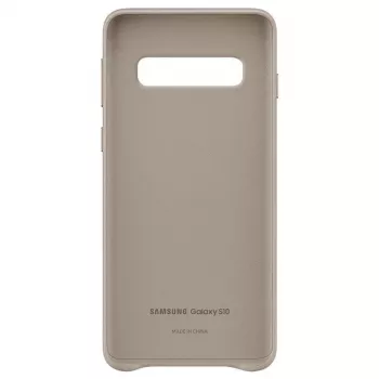 Samsung Galaxy S10 kožené puzdro EF-VG973LJEGWW sivé