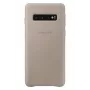 Samsung Galaxy S10 kožené puzdro EF-VG973LJEGWW sivé