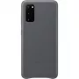 Samsung Galaxy S20 kožené puzdro sivé