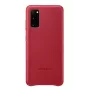 Samsung Galaxy S20 kožené puzdro červená