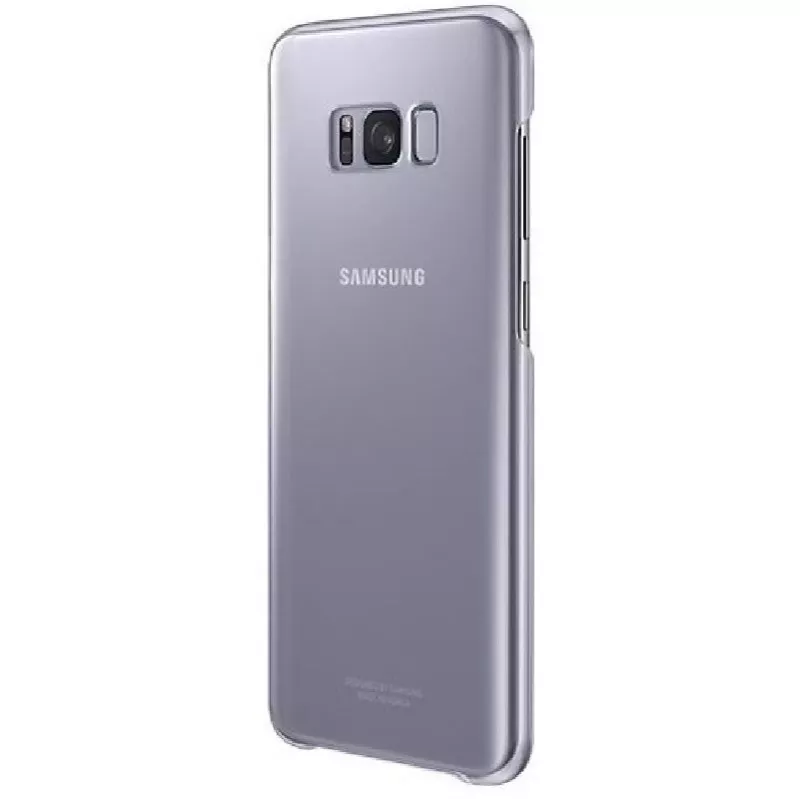 Samsung Galaxy S8 Plus G955 priehľadné puzdro fialové