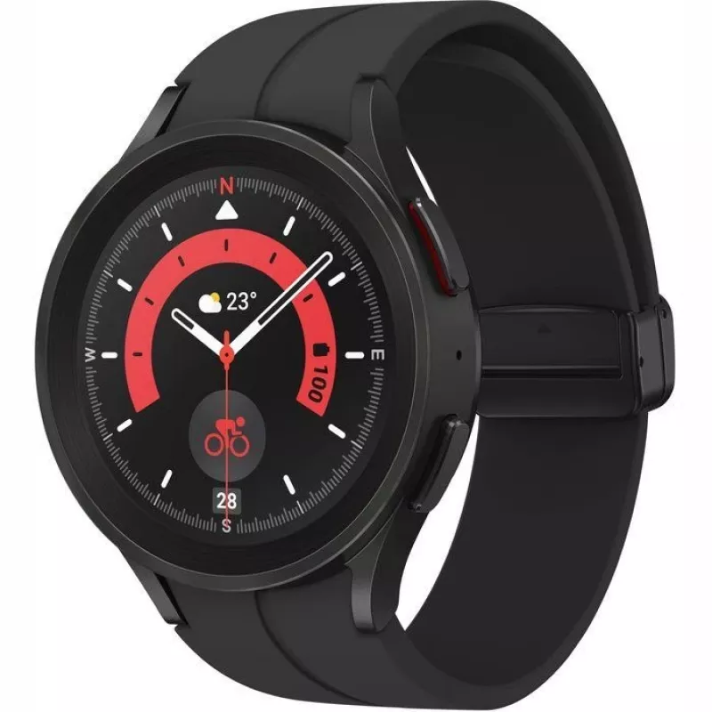 Samsung Galaxy Watch5 Pro 45mm Black Titanium smart hodinky LTE