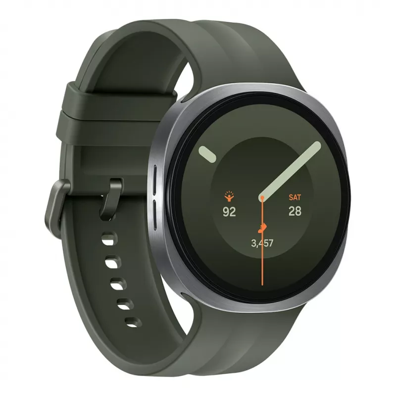 Samsung Galaxy Watch9 LTE 44 mm Silver smartwatch s Olive Sport Band M/L