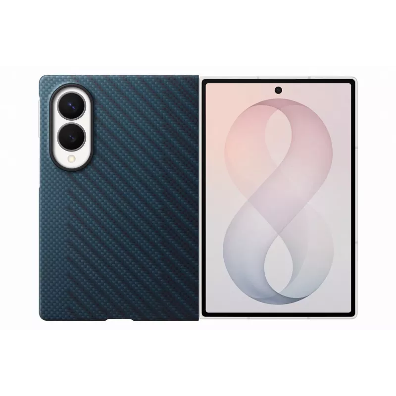 Samsung Galaxy Z Fold8 Carbon Magnet stojanové puzdro - námornícka modrá (EF-KF971SNEGWW)
