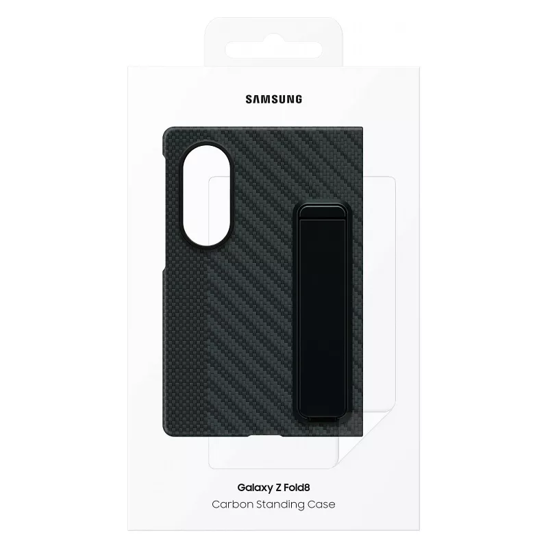 Samsung Galaxy Z Fold8 Carbon Standing Case s kickstand – čierne, EF-XF971SBEGWW