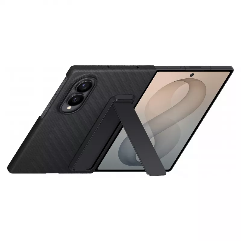 Samsung Galaxy Z Fold8 Carbon Standing Case s kickstand – čierne, EF-XF971SBEGWW