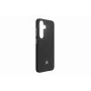 Samsung GP-FPS931PGABW Enzo Aramid puzdro pre Samsung Galaxy S25, čierna strieborná