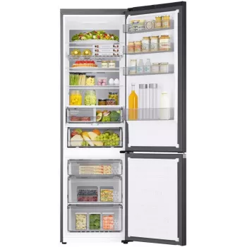 Samsung RB38C705CB1/EF 390L Total No Frost chladnička s mrazničkou s technológiou SpaceMax™, digitálny invertorový kompresor, energetická trieda C, Glam Black