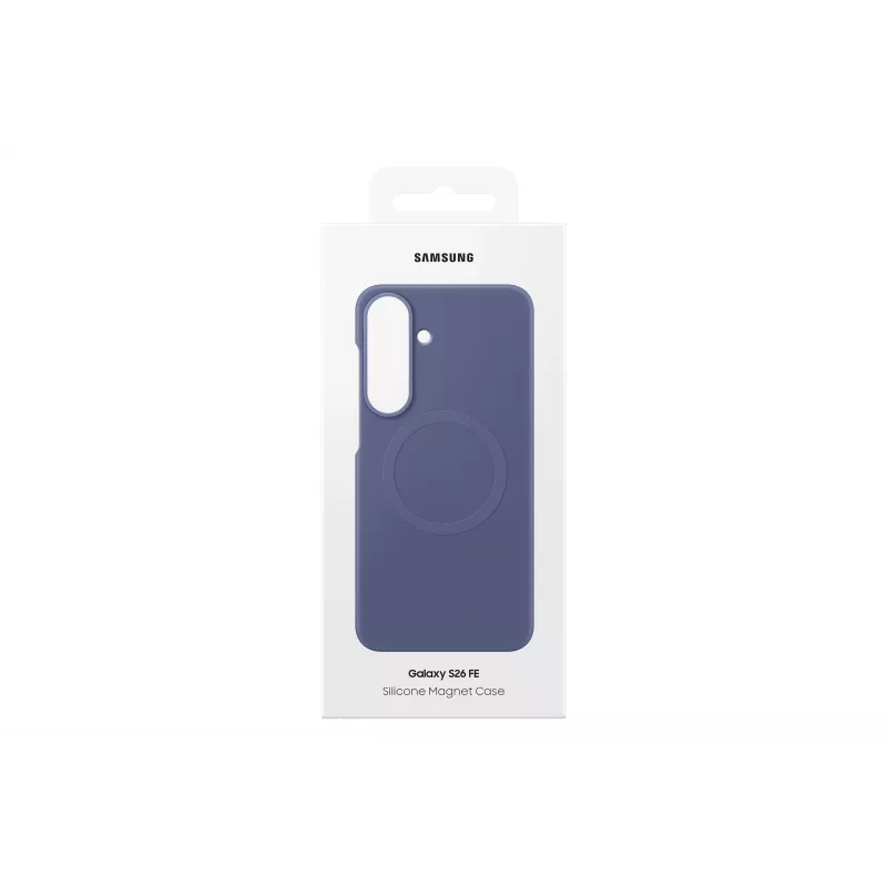 Samsung silikónové magnetické puzdro pre Galaxy S26 FE, modrofialová