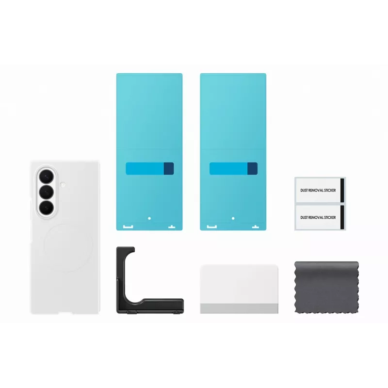 Samsung Silicone Magnet puzdro s S Pen pre Galaxy Z Fold8 Ultra (biela)