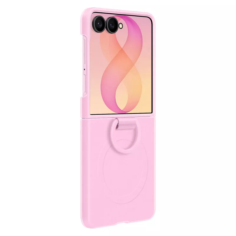 Samsung Silicone Ring Magnet puzdro pre Galaxy Z Flip8 - fialová