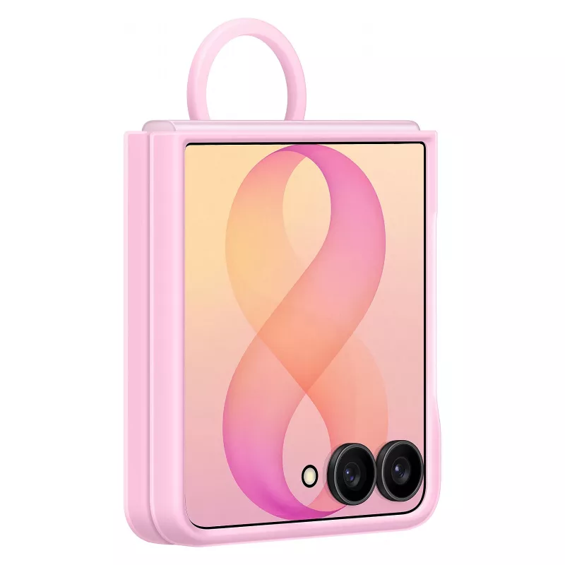 Samsung Silicone Ring Magnet puzdro pre Galaxy Z Flip8 - fialová