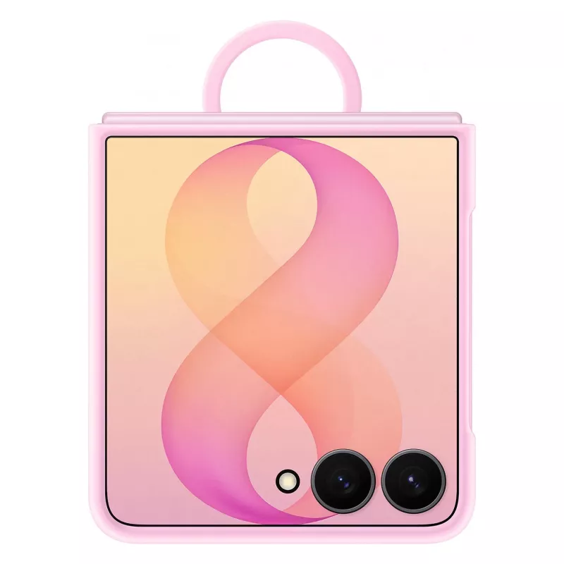 Samsung Silicone Ring Magnet puzdro pre Galaxy Z Flip8 - fialová