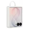 Samsung Silicone Ring Magnet puzdro pre Galaxy Z Flip8, biela