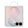 Samsung Silicone Ring Magnet puzdro pre Galaxy Z Flip8, biela