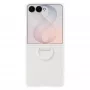 Samsung Silicone Ring Magnet puzdro pre Galaxy Z Flip8, biela