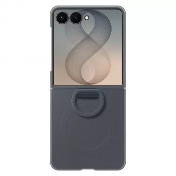 Samsung Silicone Ring Magnetic puzdro pre Galaxy Z Flip8, čierna (EF-EF776CBEGWW)
