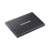 Samsung T7 Portable SSD, 2000 GB, USB Type-C, 3.2 Gen 2, 1050 MB/s, heslo, sivá