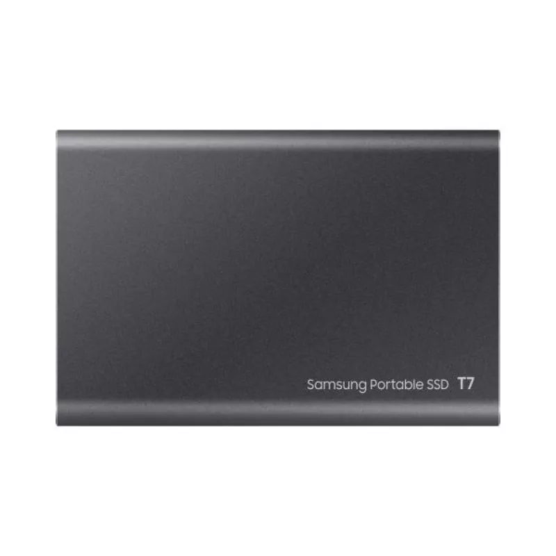 Samsung T7 Portable SSD, 2000 GB, USB Type-C, 3.2 Gen 2, 1050 MB/s, heslo, sivá