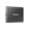 Samsung T7 Portable SSD, 2000 GB, USB Type-C, 3.2 Gen 2, 1050 MB/s, heslo, sivá