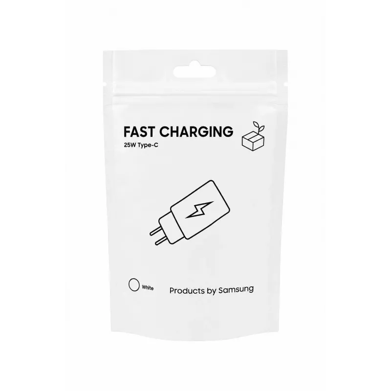 Samsung Travel Adapter TA800 USB-C 25W biela (bez kábla)