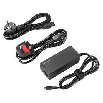 SANDBERG USB-C AC nabíjačka PD65W EU+UK