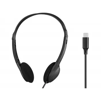 SANDBERG USB-C Headphone Bulk - biele in-ear slúchadlá s mikrofónom