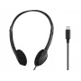SANDBERG USB-C Headphone Bulk - biele in-ear slúchadlá s mikrofónom
