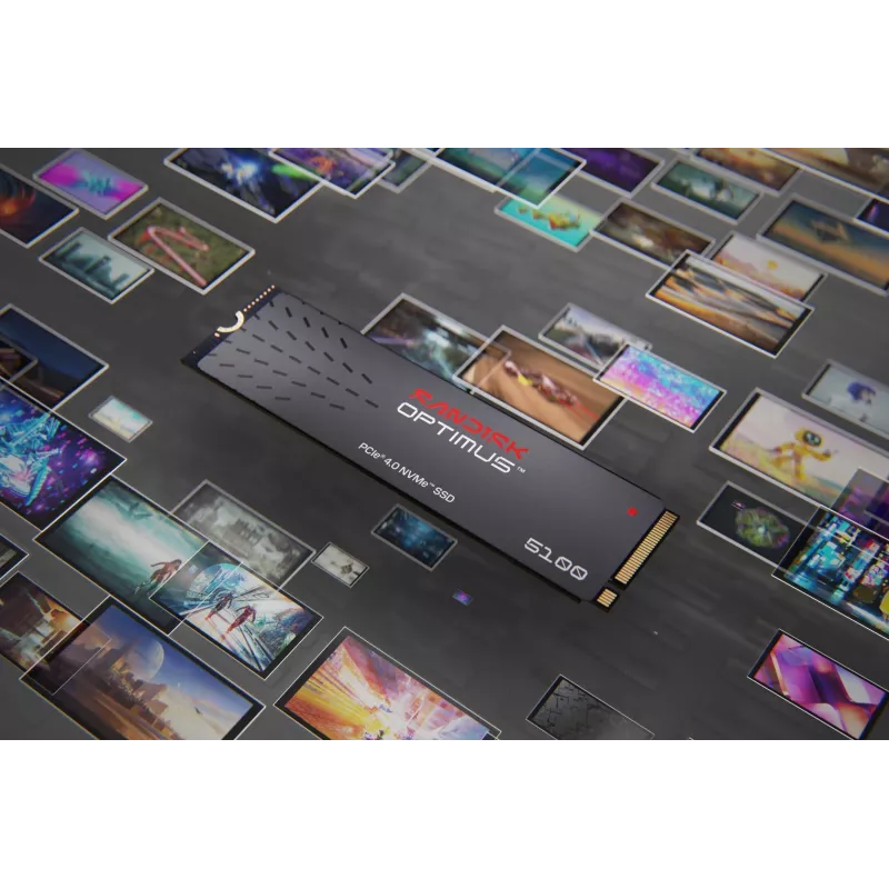 SanDisk 1TB M.2 NVMe PCIe 4.0 interné SSD - 7100MB/s čítanie, 6700MB/s zápis