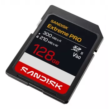 SanDisk Extreme PRO 128GB SDXC UHS-II pamäťová karta (V60, U3)